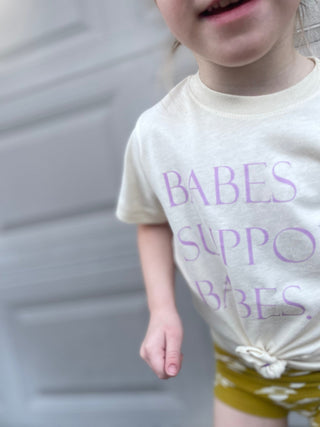 Babes Support Babes Tee - Charlie Rae - 2T - Baby & Toddler Tops - Charlie Rae