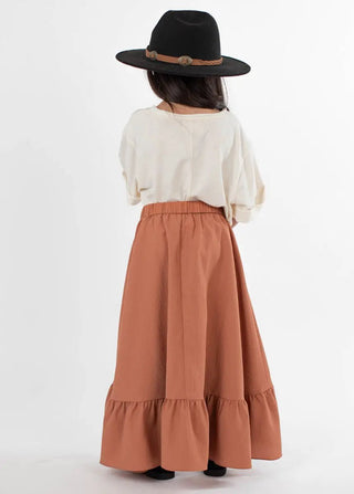Baylie Skirt in Light Cedar - Charlie Rae - 2T - Baby & Toddler Bottoms - Joyfolie