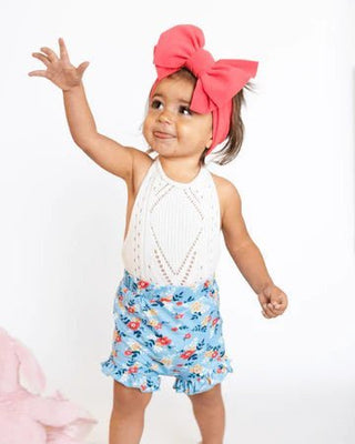 Belle High-Waist Bloomers - Hawaiian Hibiscus - Charlie Rae - 0-3 Months - Baby & Toddler Bottoms - Bailey's Blossoms