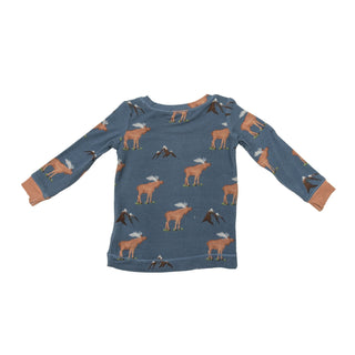 Blue Moose Bamboo Long Sleeve Loungewear Set - Charlie Rae - 6-12 Months - Baby & Toddler Sleepwear - Angel Dear