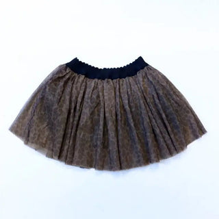 Brown Leopard Tulle Skirt - Charlie Rae - 2T - Baby & Toddler Bottoms - doe a dear