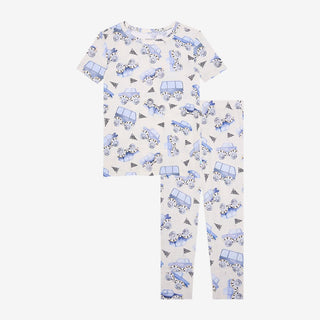 Franklin - Short Sleeve Basic Pajama- Posh Peanut - Charlie Rae - 6-12 Months - Posh Peanut