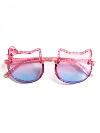 Frannie Cat Sunglasses - Charlie Rae - Pink Icing Glitter - Sunglasses - Bailey's Blossoms