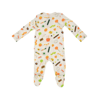 Halloween Candies - 2 Way Zipper Footie - Charlie Rae - Newborn - Baby & Toddler Sleepwear - Angel Dear