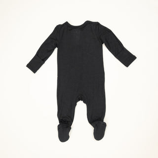 Halloween Midnight (Black) - 2 Way Zipper Footie - Charlie Rae - Newborn - Baby & Toddler Sleepwear - Angel Dear