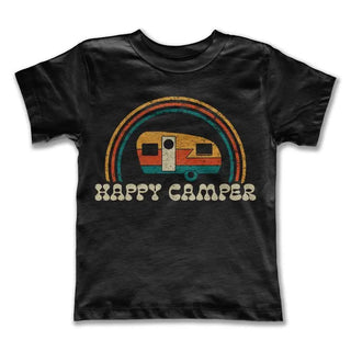 Happy Camper Tee - Charlie Rae - 2T - Baby & Toddler Tops - Rivet Apparel