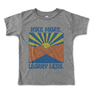 Hike More Worry Less Tee - Charlie Rae - 2T - Baby & Toddler Tops - Rivet Apparel