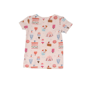 Hooray For Ice Cream- Bamboo Loungewear Short Set - Charlie Rae - 6-12 Months - Baby & Toddler Sleepwear - Angel Dear