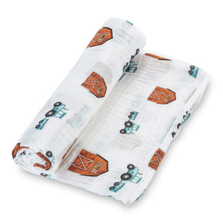 How We Roll Swaddle Blanket - Charlie Rae - Swaddling & Receiving Blankets - LollyBanks