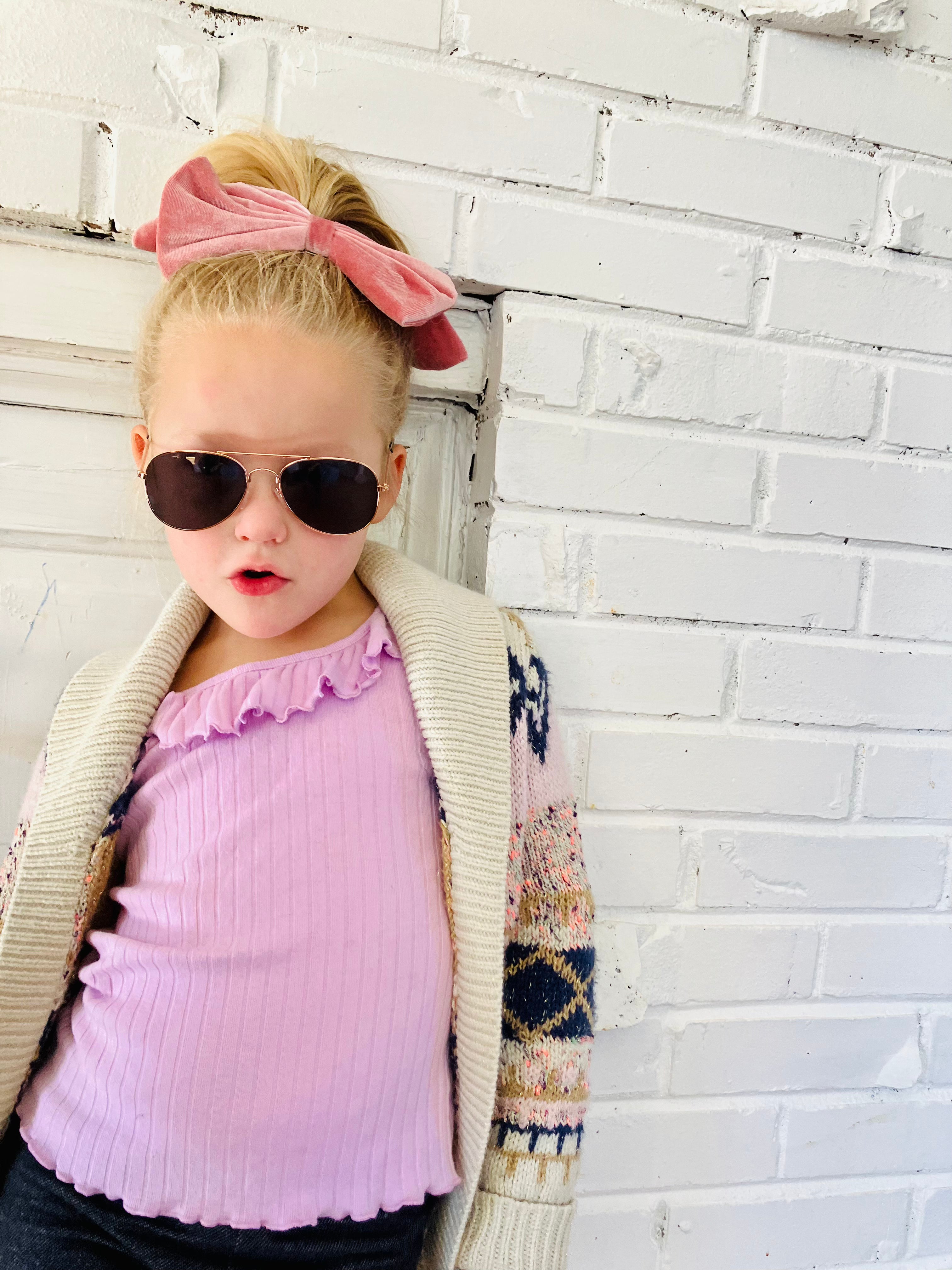 Toddler girl top aviator sunglasses