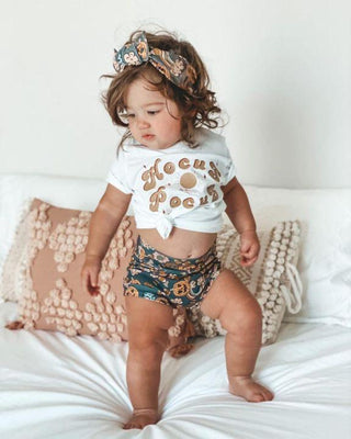 Jackie Bummie & Headband Set - Charlie Rae - 0-6 Months - Baby & Toddler Bottoms - Lulububbles