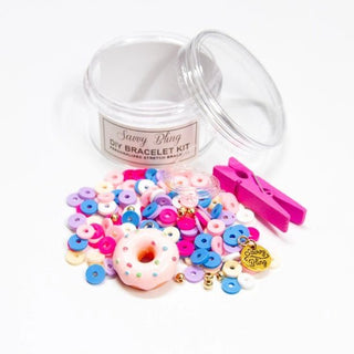 Kids DIY Bracelet Kit- with donut charm - Charlie Rae - Bracelets - Savvy Bling
