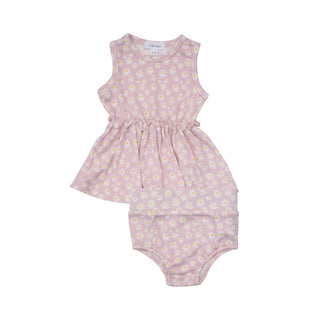 Little Daisy- Bamboo Tank Dress & High Waist Bloomer - Charlie Rae - 3-6 Months - Baby & Toddler Dresses - Angel Dear