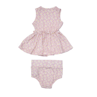 Little Daisy- Bamboo Tank Dress & High Waist Bloomer - Charlie Rae - 3-6 Months - Baby & Toddler Dresses - Angel Dear