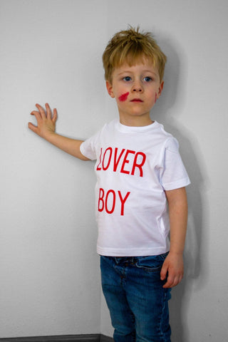 Lover Boy Tee - Charlie Rae - 2T - Baby & Toddler Tops - Charlie Rae
