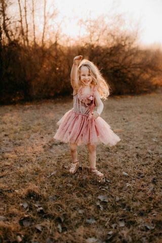 Macy Ballerina Dress - Charlie Rae - 2-3T - Girls Dresses- 190 - Miss Rose Sister Violet