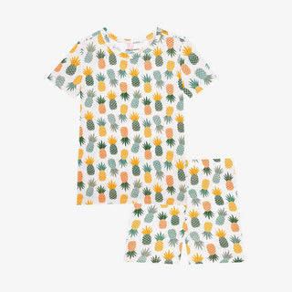 McGuire - Basic Short Sleeve & Short Length Pajama - Posh Peanut - Charlie Rae - 2T - Baby & Toddler Sleepwear - Posh Peanut