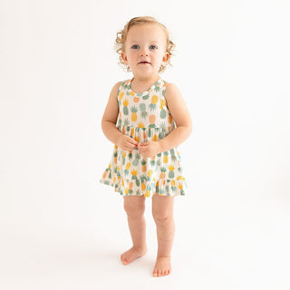 McGuire - Racerback Twirl Bodysuit Dress - Posh Peanut - Charlie Rae - 0-3 Months - Baby & Toddler Dresses - Posh Peanut