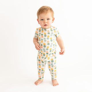 McGuire - Short Sleeve Basic Pajama - Posh Peanut - Charlie Rae - 6-12 Months - Baby & Toddler Sleepwear - Posh Peanut