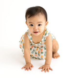 McGuire - V-Neck Tank Top Peplum & Bloomer Set - Posh Peanut - Charlie Rae - 3-6 Months - Baby & Toddler Outfits - Posh Peanut
