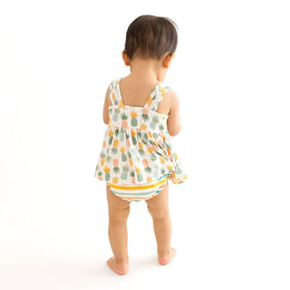 McGuire - V-Neck Tank Top Peplum & Bloomer Set - Posh Peanut - Charlie Rae - 3-6 Months - Baby & Toddler Outfits - Posh Peanut