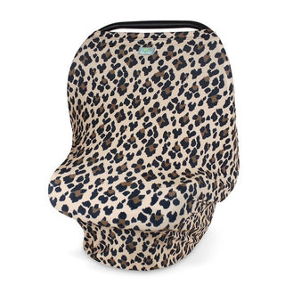 Mom Boss™ 4-in-1 Multi-Use Car Seat + Nursing Cover - Charlie Rae - Leopard - Baby Carrier Accessories - Itzy Ritzy