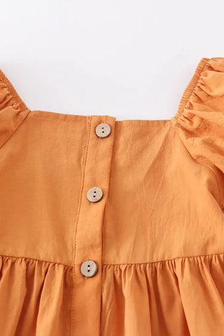 Mustard Bubble Sleeve Dress - Charlie Rae - 2T - Baby & Toddler Dresses - Charlie Rae