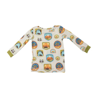 National Parks Bamboo Long Sleeve Loungewear Set - Charlie Rae - 6-12 Months - Baby & Toddler Sleepwear - Angel Dear
