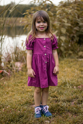Ophelia Bubble Sleeve Dress - Charlie Rae - 2T - Baby & Toddler Dresses - Charlie Rae