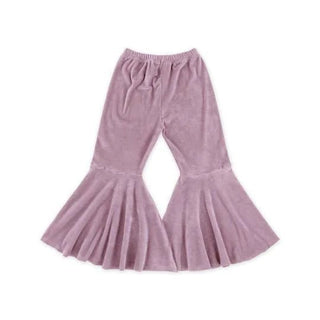 Pamela Exaggerated Bellbottoms- Amethyst - Charlie Rae - 6-12 Months - Baby & Toddler Bottoms - Lulububbles