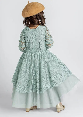 Paris Petticoat Dress in Seaglass - Toddler - Charlie Rae - 2T - Joyfolie