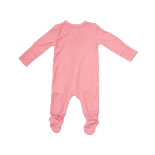 Peony- Bamboo 2-Way Zipper Footie - Charlie Rae - Newborn - Baby & Toddler Sleepwear - Angel Dear
