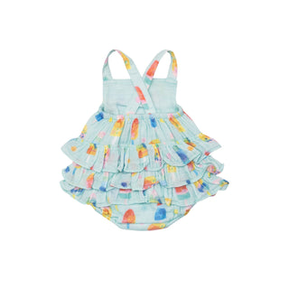 Popsicles- Ruffle Sunsuit - Charlie Rae - 0-3 Months - Angel Dear