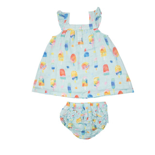 Popsicles- Sundress & Diaper Cover - Charlie Rae - 6-12 Months - Baby & Toddler Dresses - Angel Dear