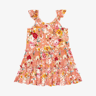 Posh Peanut - Celia - Tiered Flutter Sleeve Dress - Charlie Rae - 3-4 Years - Baby & Toddler Dresses - Posh Peanut