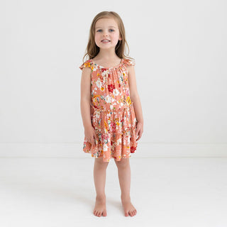 Posh Peanut - Celia - Tiered Flutter Sleeve Dress - Charlie Rae - 3-4 Years - Baby & Toddler Dresses - Posh Peanut