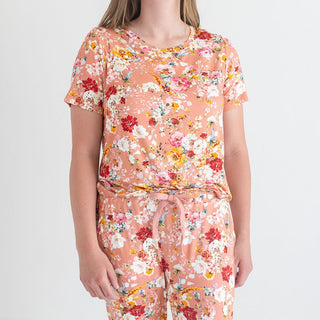 Posh Peanut - Celia - Women's Short Sleeve Scoop Neck & Jogger Pajama - Charlie Rae - Small (0-2) - Pajamas - Posh Peanut