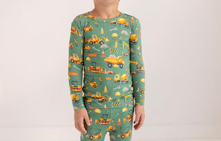 Posh Peanut - Crawford - Long Sleeve Basic Pajama - Charlie Rae - 6-12 Months - Baby & Toddler Sleepwear - Posh Peanut