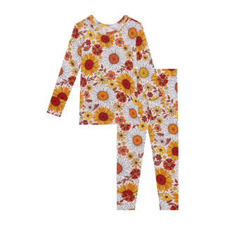 Posh Peanut - Goldie - Long Sleeve Basic Pajama - Charlie Rae - 6-12 Months - Baby & Toddler Sleepwear - Posh Peanut