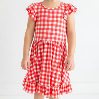 Posh Peanut - Polly - Cap Sleeve Ruffled Twirl Dress - Charlie Rae - 2T - Baby & Toddler Dresses - Posh Peanut