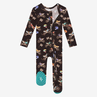Posh Peanut - Supermini - Footie Zippered One Piece - Charlie Rae - Newborn - Baby & Toddler Sleepwear - Posh Peanut