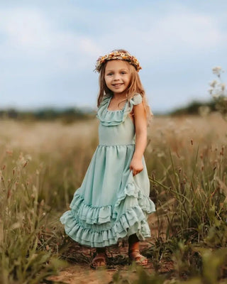 PREORDER- Nellie Dress- Sage- Dress May Ship As Soon As 7/20/23 - Charlie Rae - 12-18 Months - Baby & Toddler Dresses - Bailey's Blossoms