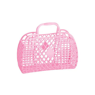 Retro Basket Jelly Bag - Charlie Rae - Bubblegum Pink - Sun Jellies