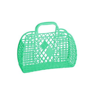 Retro Basket Jelly Bag - Charlie Rae - Green - Sun Jellies