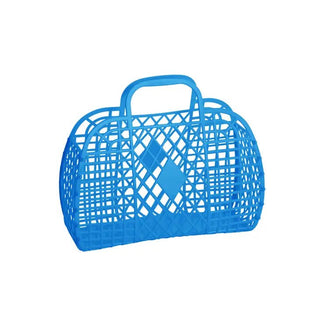 Retro Basket Jelly Bag - Charlie Rae - Royal Blue - Sun Jellies