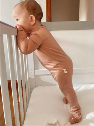 Seashell Bamboo Romper - Charlie Rae - 0-3 Months - Baby & Toddler Sleepwear - Bear's Little Fish