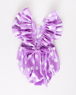 Shiloh Ruffle Back Romper - Charlie Rae - 0-3 Months - Baby One-Pieces - Bailey's Blossoms