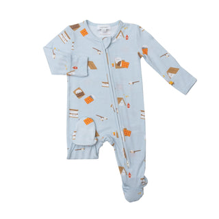 Smores Bamboo 2 Way Zipper Footie - Charlie Rae - Newborn - Baby & Toddler Clothing - Angel Dear