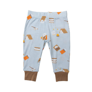 S’mores Bamboo Long Sleeve Loungewear Set - Charlie Rae - 6-12 Months - Baby & Toddler Sleepwear - Angel Dear