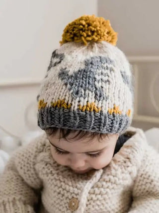 T-Rex Knit Beanie Hat - Charlie Rae - M (6-24 Months) - Baby & Toddler Hats - Huggalugs